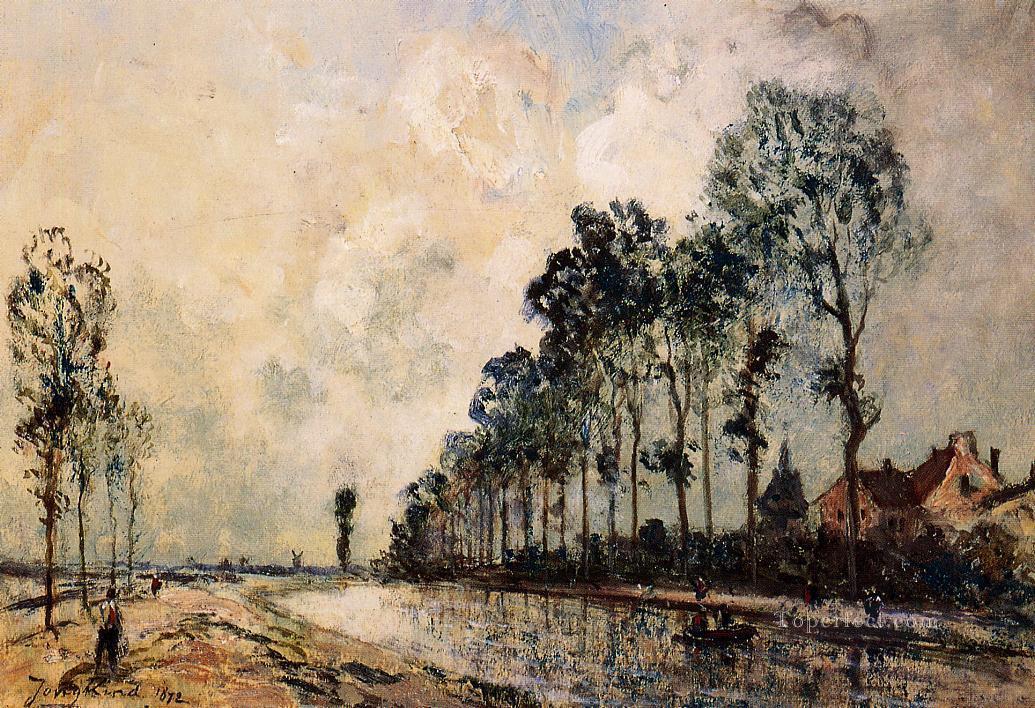 The Oorcq Canal Aisne Johan Barthold Jongkind Oil Paintings